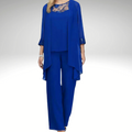 Aenne - Lässiges 3 teiliges Set mit langen Ärmeln und weiten Hosenbeinen für einen luxuriösen Look