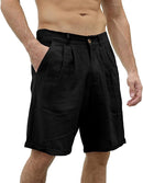 Hans - Lässige Shorts mit elastischem Knopf in der Taille und lockerer Passform