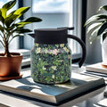 TeaGlide - Tee Thermoskanne mit floralem Vintage Muster und langanhaltender Wärmespeicherung