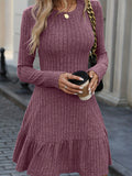 Isabella - Luxuriöses Pullover Kleid Mit Elegantem Trapezschnitt