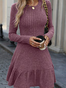 Isabella - Luxuriöses Pullover Kleid Mit Elegantem Trapezschnitt