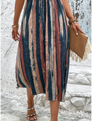 Bella – Stylisches Midikleid Mit Rundhalsausschnitt