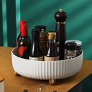 SpinStore - Kompaktes um 360° drehbares Lagerregal mit leicht zugänglicher Ablagefläche