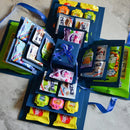 TreasureBox - Mehrschichtige Überraschungsexplosions Geschenkbox Entfalten Sie Ihre Erinnerungen mit Fotos und Notizen