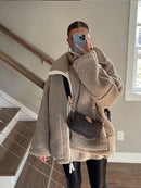 Layla - Elegante Jacke Mit Rundhals