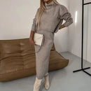 ChicGlam - Stilvolles Strick MidiKleid Satz