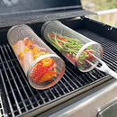 CookCage - Zylindrischer Mesh Grillkorb zum Grillen von kleinen Speisen und empfindlichen Zutaten