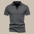 Felix – Lässiges Slim Fit V Ausschnitt Shirt mit kurzem Arm