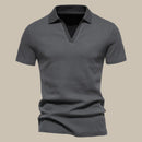 Felix – Lässiges Slim Fit V Ausschnitt Shirt mit kurzem Arm