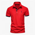 Jonas – Kurzarm Poloshirt mit Knopfleiste und schmaler Passform
