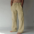 Stefan - Leichte locker sitzende Hose mit funktionellen Taschen mit Kordelzug