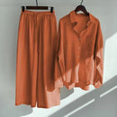 Timea - Zweiteiliges Set aus Langarmshirt und Hose mit Kordelzug