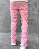 Jadec – Slim Fit Stacked Jeans mit konisch zulaufendem Bein und stylischem Lagenlook