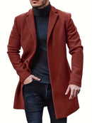 Carl - Langärmelig Reverskragen Trenchcoat Mit Schaltflächen