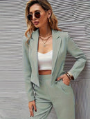 Emmi - Langärmelig Blazer Mit Hose Zweiteiliges Set