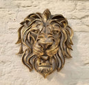 RegalRoar – Markante Löwenkopf Wandskulptur für luxuriöse Präsentation