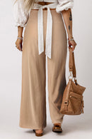 Zophia – Locker geschnittene Hose mit hoher Taille Taschen und weitem Bein