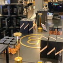 GlowVibe - Kabellose wiederaufladbare LED Tischlampe mit Berührungssteuerung