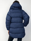 Emilia - Langärmelige Reißverschluss Kapuze Pufferjacke