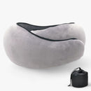 TripNest – Verstellbares Reise Nackenkissen mit ergonomischer Unterstützung und Tragetasche