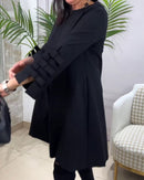 Sophie - Rundhalsausschnitt Long Sleeve Minikleid