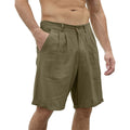 Hans - Lässige Shorts mit elastischem Knopf in der Taille und lockerer Passform