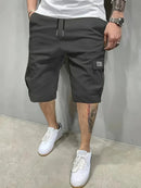 Adolf - Bequeme Cargo Kurze Hosen mit Kordelzug in der Taille und mehreren Taschen
