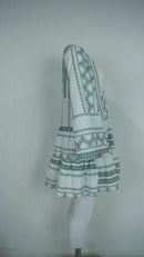 Nora - Entspanntes Kleid Mit V Ausschnitt Und Kurzen Ärmeln