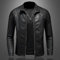 Anselm - Lässige Schlanke Passform Jacke mit langen Ärmeln und Reißverschluss