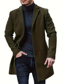 Carl - Langärmelig Reverskragen Trenchcoat Mit Schaltflächen