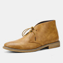 Anton - Schnürstiefel im Vintage Stil mit verstellbarem Kordelzug und rutschfester Sohle