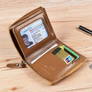 GuardVault - Reißverschluss Brieftasche Erweiterter RFID Schutz für Ihre Karten