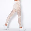 Isabel – Atmungsaktive Leggings mit hoher Taille und Streifen für Komfort und Stil