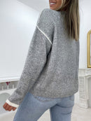 Sarah – Lässiger Eleganter Pullover Mit Lockerer Passform