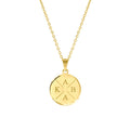 Muttertag – Herzliche Goldkette mit personalisierter Buchstabengravur