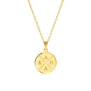 Muttertag – Herzliche Goldkette mit personalisierter Buchstabengravur