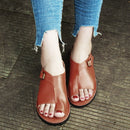 Genesis – Flache sandalen mit schnallenriemen und slip on design