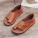 Genesis – Flache sandalen mit schnallenriemen und slip on design