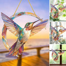 SpiritWings - Hummingbird Memorial Suncatcher Lebendiger Fensterbehang mit symbolischem Gestaltung