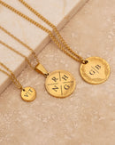Muttertag – Herzliche Goldkette mit personalisierter Buchstabengravur