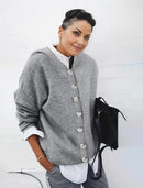 Fiora – Eleganter Langarmpullover Mit Knopf