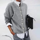 Fiora – Eleganter Langarmpullover Mit Knopf