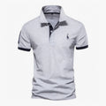 Jonas – Kurzarm Poloshirt mit Knopfleiste und schmaler Passform