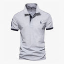 Jonas – Kurzarm Poloshirt mit Knopfleiste und schmaler Passform
