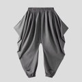 Kian – Weite drapierte Hose mit umgeschlagenem Saum und lockerer Passform