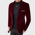 Louis - Schmal geschnittener Reverskragen-Blazer mit langen Ärmeln und Taschen