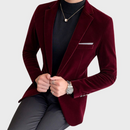 Louis - Schmal geschnittener Reverskragen-Blazer mit langen Ärmeln und Taschen