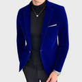Louis - Schmal geschnittener Reverskragen-Blazer mit langen Ärmeln und Taschen