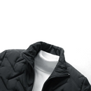 Theo - Warme Langärmelig Gesteppte Jacke Mit Reißverschluss und Taschen