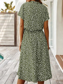 EleganceCharm - Kleid Mit PunkteDruck